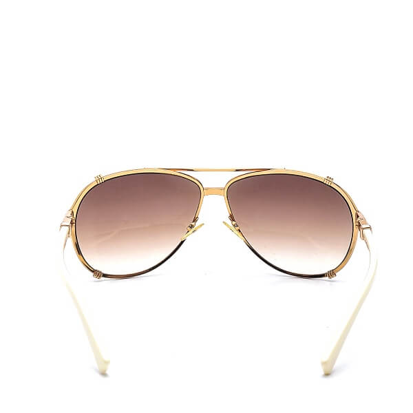 Christian Dior - Gold Metal and Acetate Chicago Sunglasses 